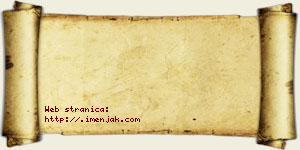 Janko Mišina vizit kartica